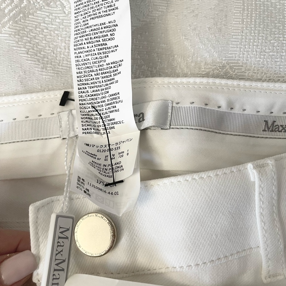 Pristine Max Mara Straight Leg Pants - Picture 7 of 10